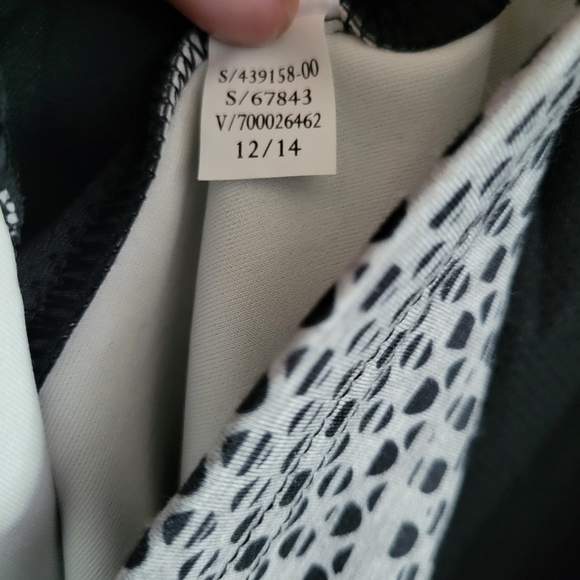 NWT Womens Athleta Dot Fuse Athletic Activewear Dress Gray Black Polka Dot Mesh - Picture 6 of 7
